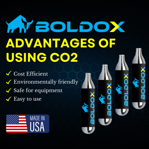 Advantages: 16g CO2 Unthreaded Cartridges for Boldox AC Drain Gun - C02 Powered HVAC Tools for the DIY Homeowner to Clear Buildup & Debris in AC Drain Tubes with CO2 Drain Gun - 12-Pack 16g CO2 Cartridges